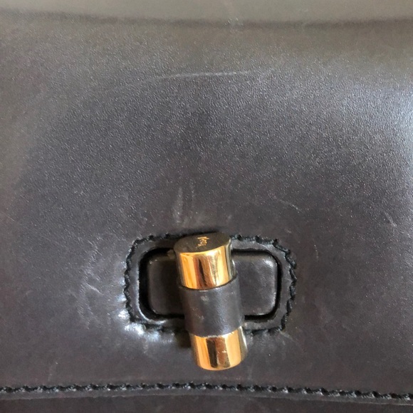 YSL Charcoal Leather Handbag authentic - Picture 2 of 13